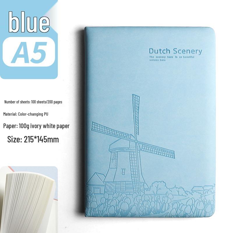 Thickened A5 Literary Style Hardcover Notebook - Cute Girly Heart Planner, Creative Journal Diary B5 Size.