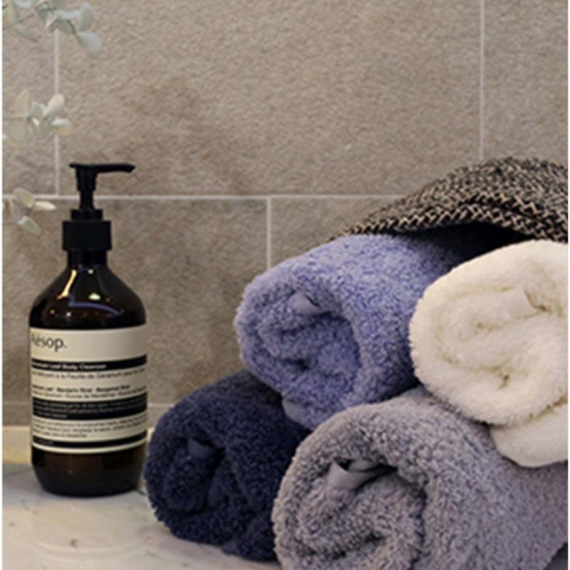 Songwol Towel Antibacterial 180g Coma 40 count 5 sheets Dark blue