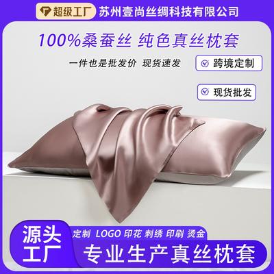 Silk Pillowcase 48x74cm 19 Momme Pure Mulberry Envelope Style Single Side Sleep Cover Modern Minimalist