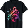 Music Musician Birds Treble Clef T Shirt