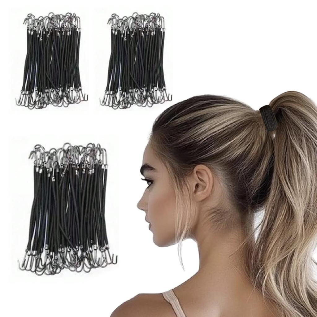 1 Sada Gumičky do culíku Elastické Háčky Gumičky do vlasů pro ženy Gumičky Háčky Vlasové doplňky Gumičky do vlasů Stylingové nástroje Držák Bungee gumičky