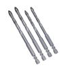 4/5Pcs Eccentric Twist Drill Bit High Hardness Skewed Head Carbide Drill Bits for Concrete/Glass/Brick/Plastic/Wood