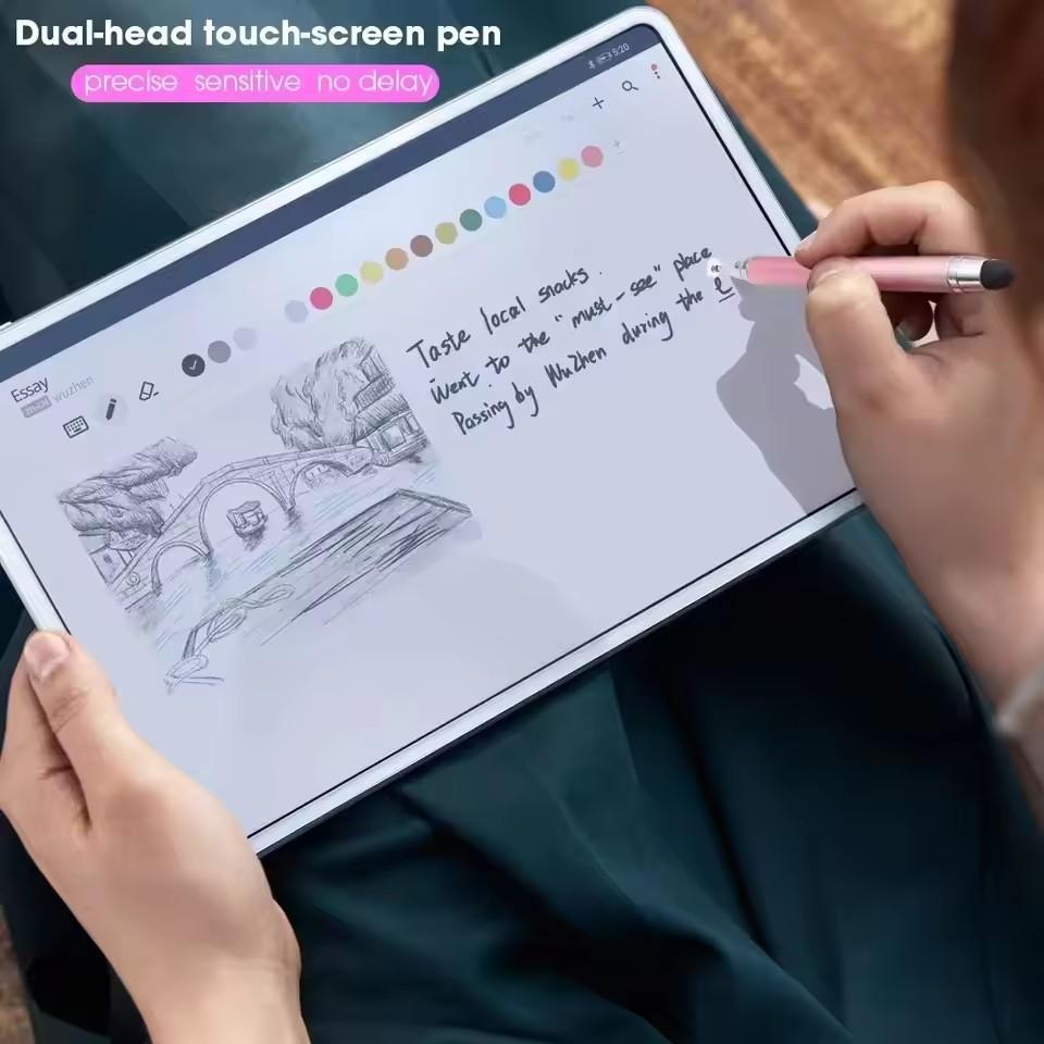 Universal Cell Phone Tablet 2 In 1 Capacitive Stylus Pen Drawing Pens For iPhone/Android All Tablet Capacitive Touch Screens Pen 6