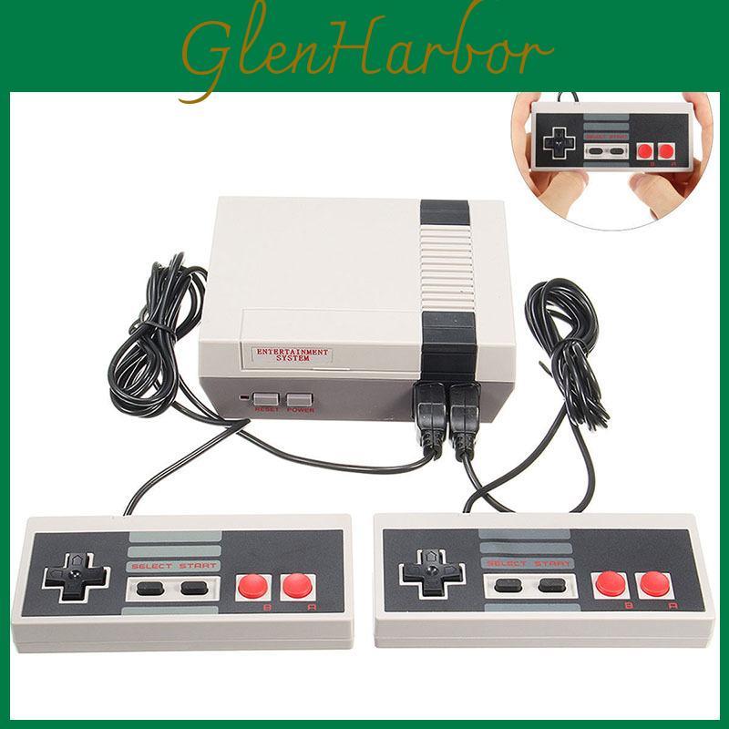 Mini Retro TV-Spielkonsole mit 500 klassischen integrierten Spielen und 2 Controllern für zeitlosen Spaß
