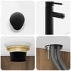 4 Piece Bathroom Furniture Set Artisan Oak Engineered Wood & Glass