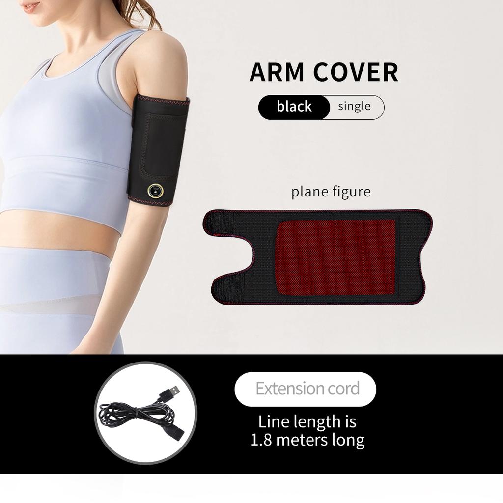 Electric Arm Massager with 3 Level Heating and Massage Functions for Wrist Elbow Muscle Strain Recovery Unisex Hand Physiotherapy