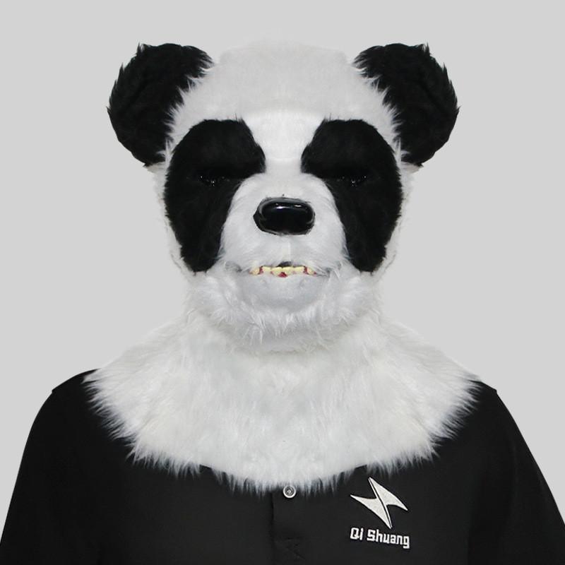 Funny Creative Mouth-opening Animal Head Mask For Costume Parties Halloween Celebrations