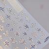 Oriental Blue and White Porcelain Nail Art Sticker Delicate Gold Outline Floral Nail Art Chinese Vintage Ceramic Manicure Decal