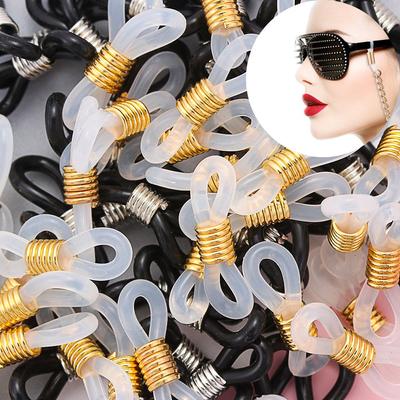 Adjustable Eyeglass Strap Eyeglass Chain Ends Retainer Eyeglasses Holder Spectacle End Connectors