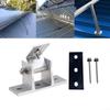 Aluminum Alloy Solar Panel Mount Bracket Adjustable Rotatable Elevation Angle Wind Resistant Low Pressure Flexible Roof Mounting