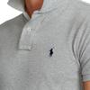 Polo Ralph Lauren Logo Embroidered Slim Fit Straight Cut Short Sleeve Polo Shirt Men Tops Gray 710557752-014