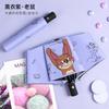 Umbrella Cartoon Sunshine and Sunshade Dual-purpose Vinyl Sunscreen and UV Protection Second Batch Automatic Tri-fold Umbrella Manufacturer