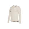 Men's Casual Sports Breathable Tight Long Sleeves Creamy White T-Shirt BV4708-221