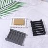 Soap Saver Flexible Soap Holder Non-slip Silicone Bar Soap Dish Hollow Design Waterproof Soap Box Bathroom