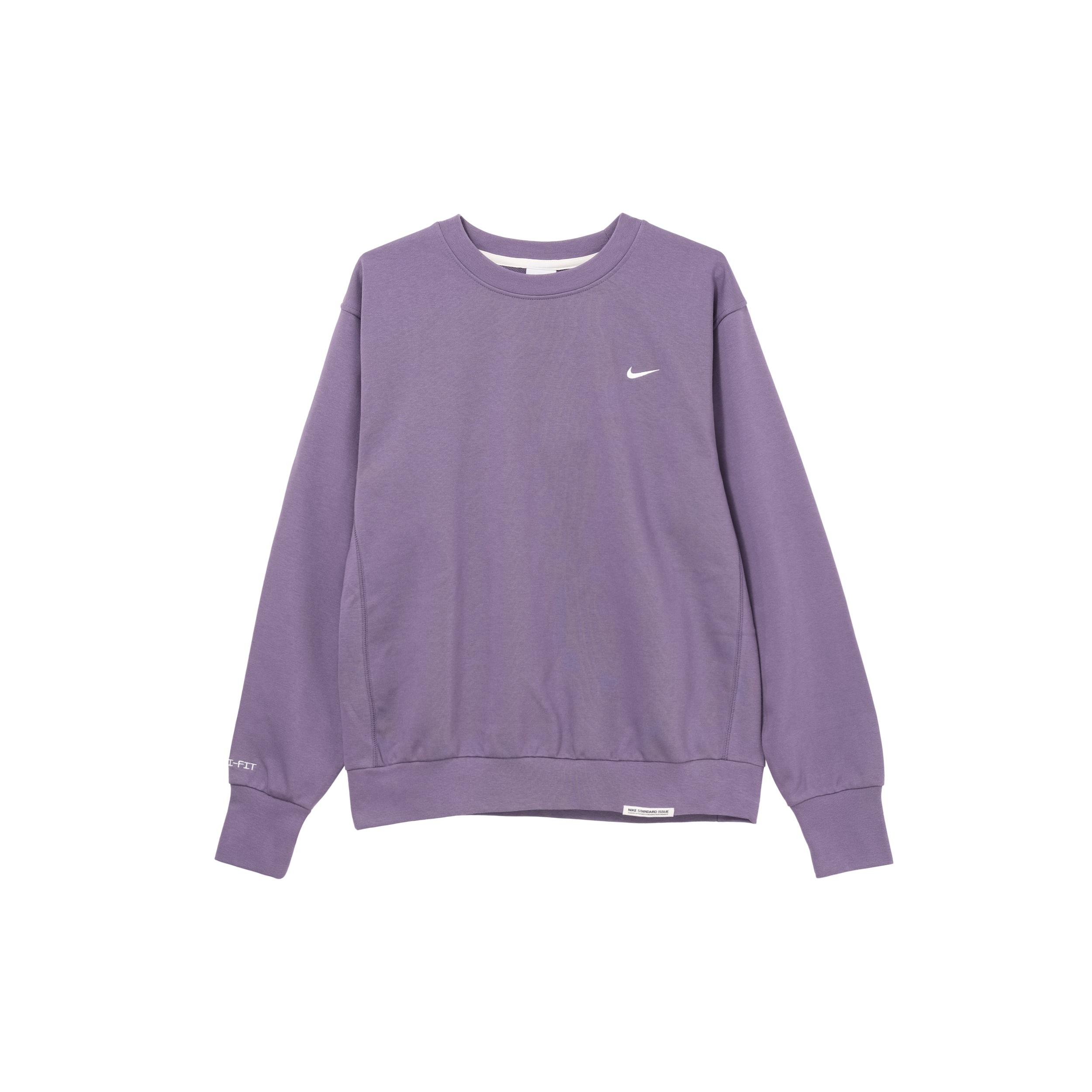 Nike Dry Standard Issue Crewneck Purple Men s CK6359-553 S