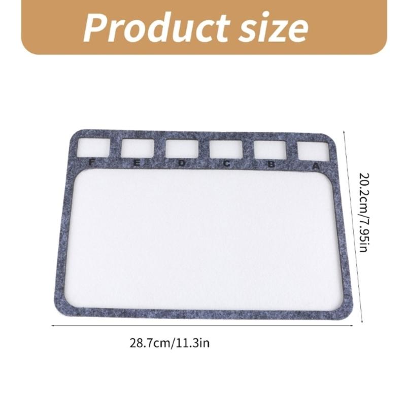 Beading Accessories Soft Flocking Bead Mats Jewelry Making Pad Beaded Jewelry Making Supplies Suitable for Beading