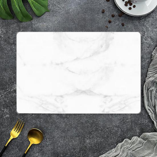 Yousheng Marble Dish Drying Mat Quick Drying Diatomaceous Earth Water Absorbent Pad Dish Kitchen Countertop Bowl Bottle Cup Holder Diatomite Mat