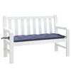VidaXL Coussin de Banc de Jardin, Coussin de Siège, Coussin de Meuble de Terrasse Patio Salon Extérieur Intérieur, Bleu 378959
