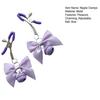 1 Pair Nipple Clamps Adjustable Non-Piercing Body Jewelry with Bowknot Bells Metal Decorative Clips for Adult Men Women Couples Bedtime Play