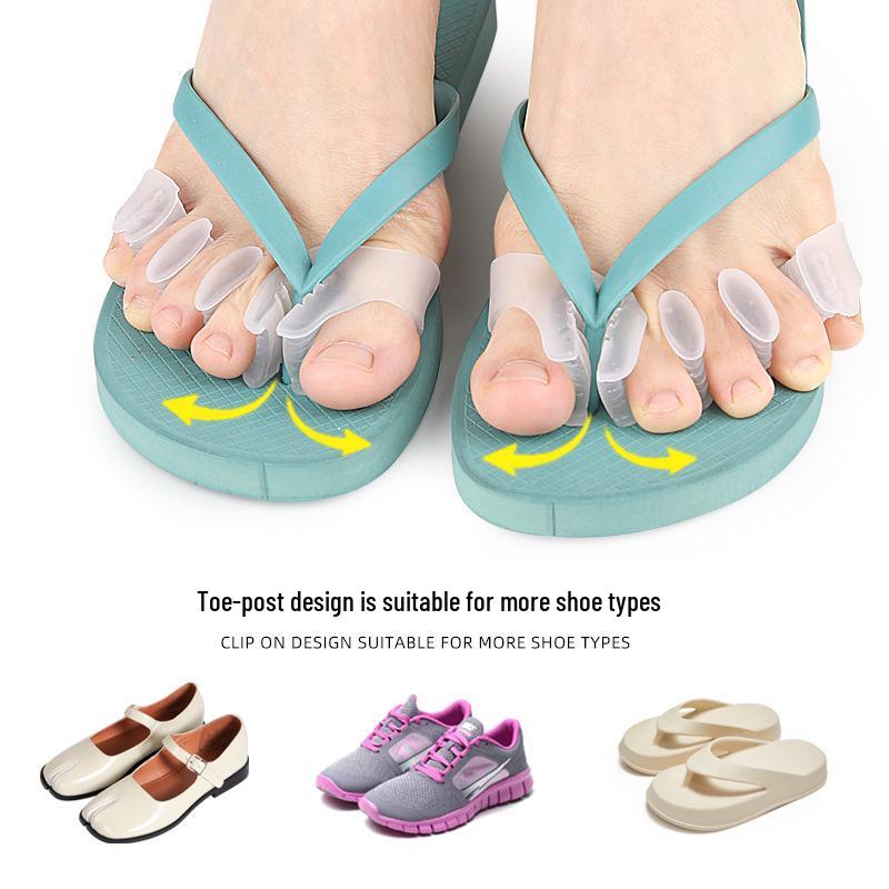 Five-Toe Separator Sandals: Soft, Anti-Abrasion Slippers for Bunion and Overlapping Toe Relief