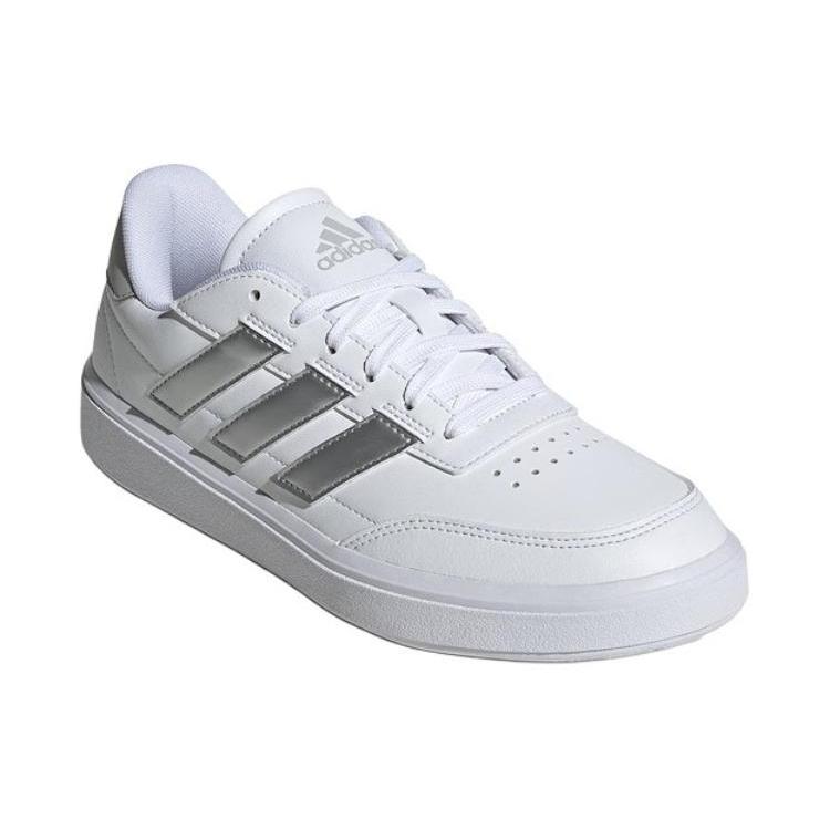 New CourtBlock Women's Adidas 'White Silver Metallic' Women's IF6465