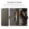 Per Samsung Galaxy Note10 Custodia a Portafoglio Flip in Pelle Vintage con Slot per Schede con Blocco RFID, Copertina a Libro Retro Opaca per Donne Uomini (4 colori)