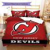 New Jersey Devil Pattern Bedding Set Quilt Cover Pillowcase Home Decor Gift (1 * duvet cover + 2 * pillowcase, without core)