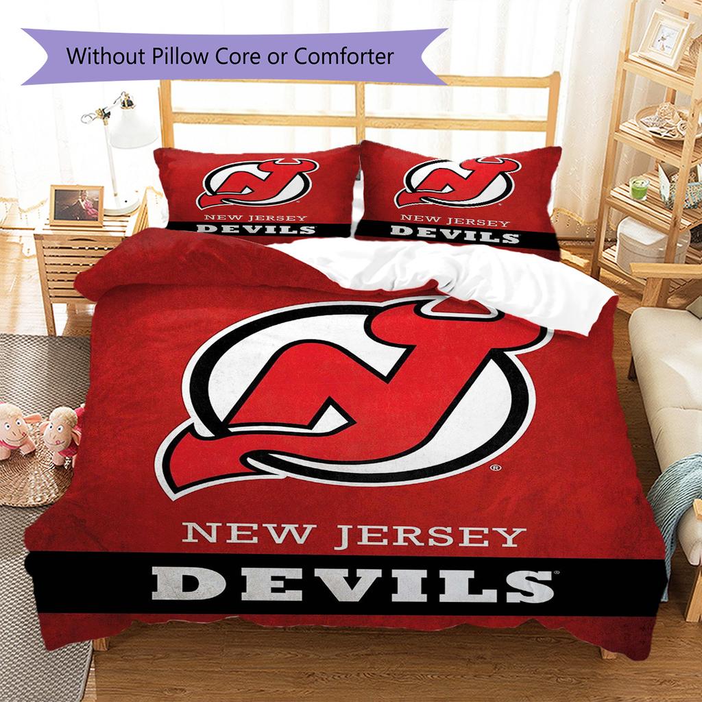 New Jersey Devil Pattern Bedding Set Quilt Cover Pillowcase Home Decor Gift (1 * duvet cover + 2 * pillowcase, without core)
