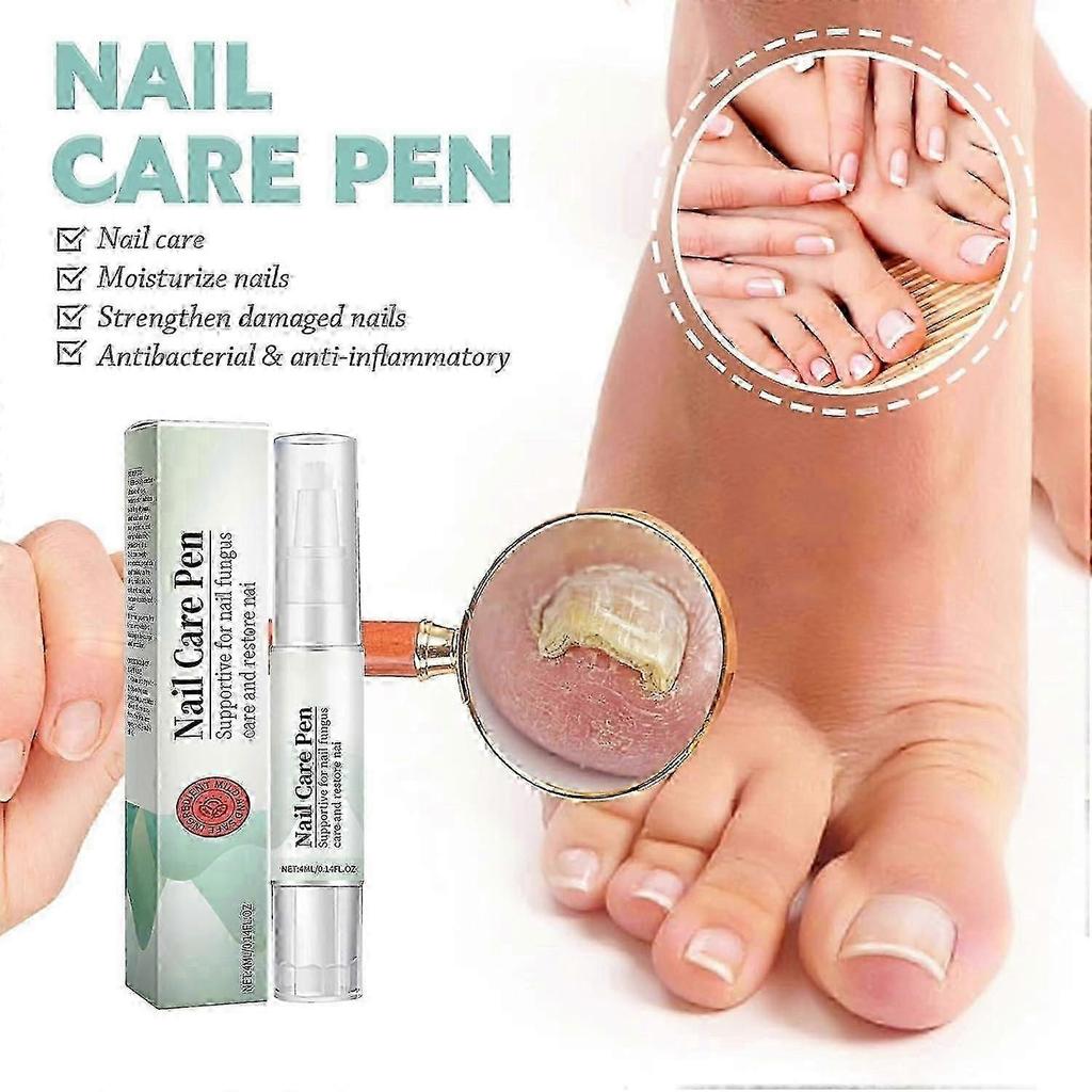 Health Nail Care Pen, Cosmetic Care for Fungal Nail Infections Quickly & Effectively, For Well-groomed Fingernails & Toenails With Tea Tee Oil Vitamin