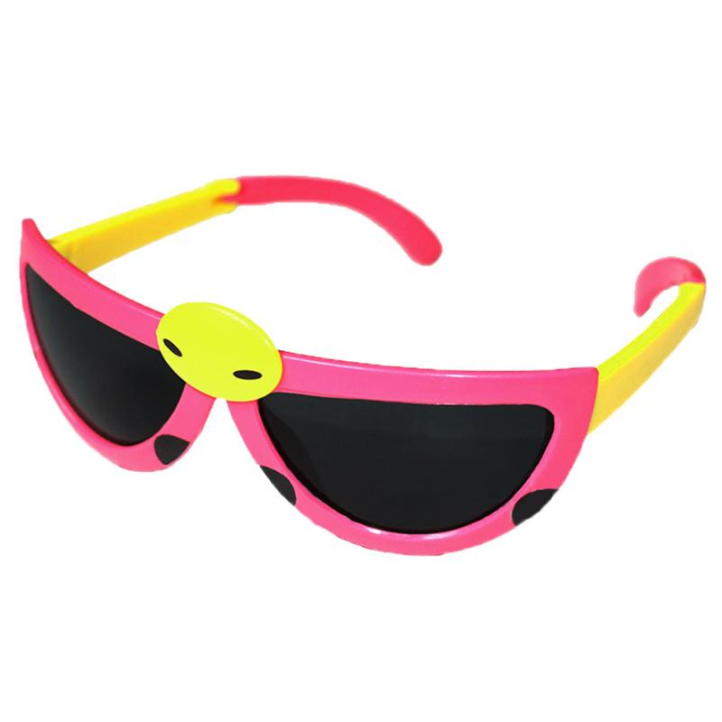 Niedliche Marienkäfer-Baby-Jungen-Mädchen-Cartoon-Käfer-Sonnenbrillen-Schutzbrillen-Brillen-faltbare Kinderbrille