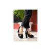 Shoetopia Girls Zepto Black Heeled Sandal - 6 Uk (Girls-Zepto-Black)