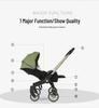 Multifunctional Lightweight Foldable Baby Stroller with Bassinet and Two-Way Car Seat Compatibility