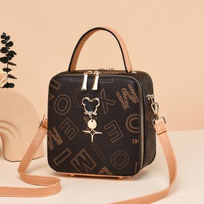 Women's One Shoulder Small Square Handbag New Leather Ladies Crossbody Bags Versatile Small Messenger Bag