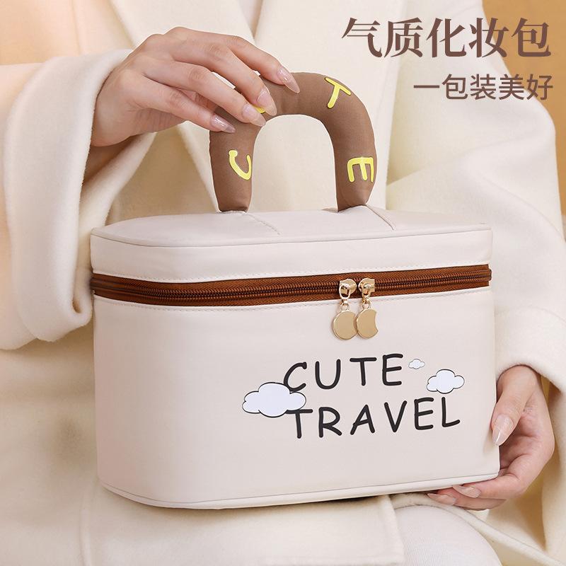 Cross Border New Product Cat Series Makeup Bag With High Appearance Large Capacity Portable Travel Cosmetics Storage Wash