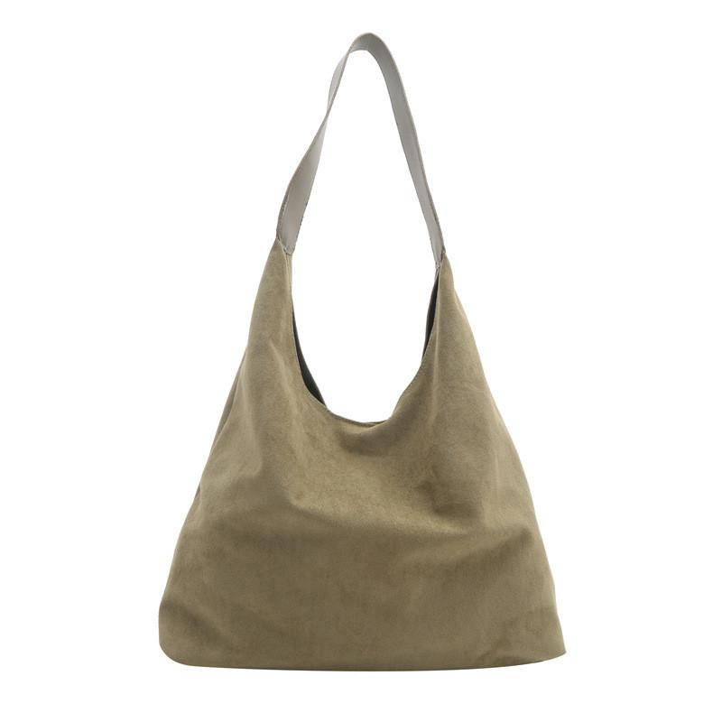 Elegant Large Capacity Nylon Shoulder Bag For Women With Trendy Street Style And Magnetic Closure