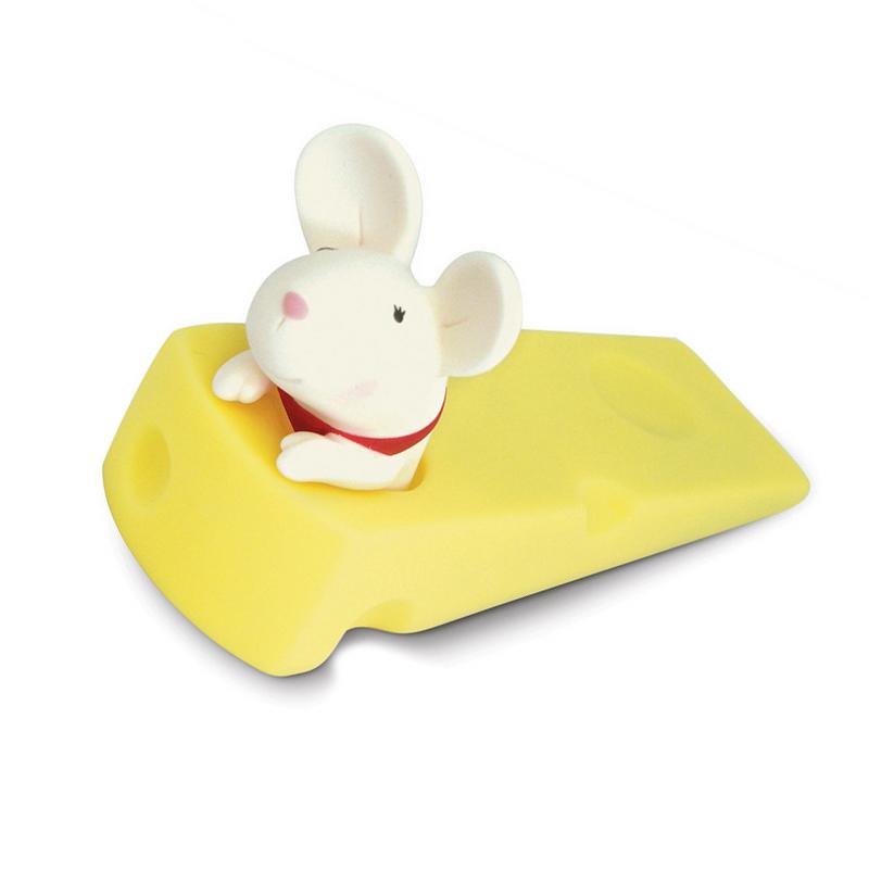 Cartoon Deurstopper Schattig Dier Vormig Ponsvrij Decoratieve Deurwig voor Thuis Kantoor Wit