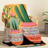 Minimalist Cactus Green Desert Plant Blanket Soft Throw Blanket for Home Bedroom Bed Sofa Picnic Travel Office Rest Blanket Gift