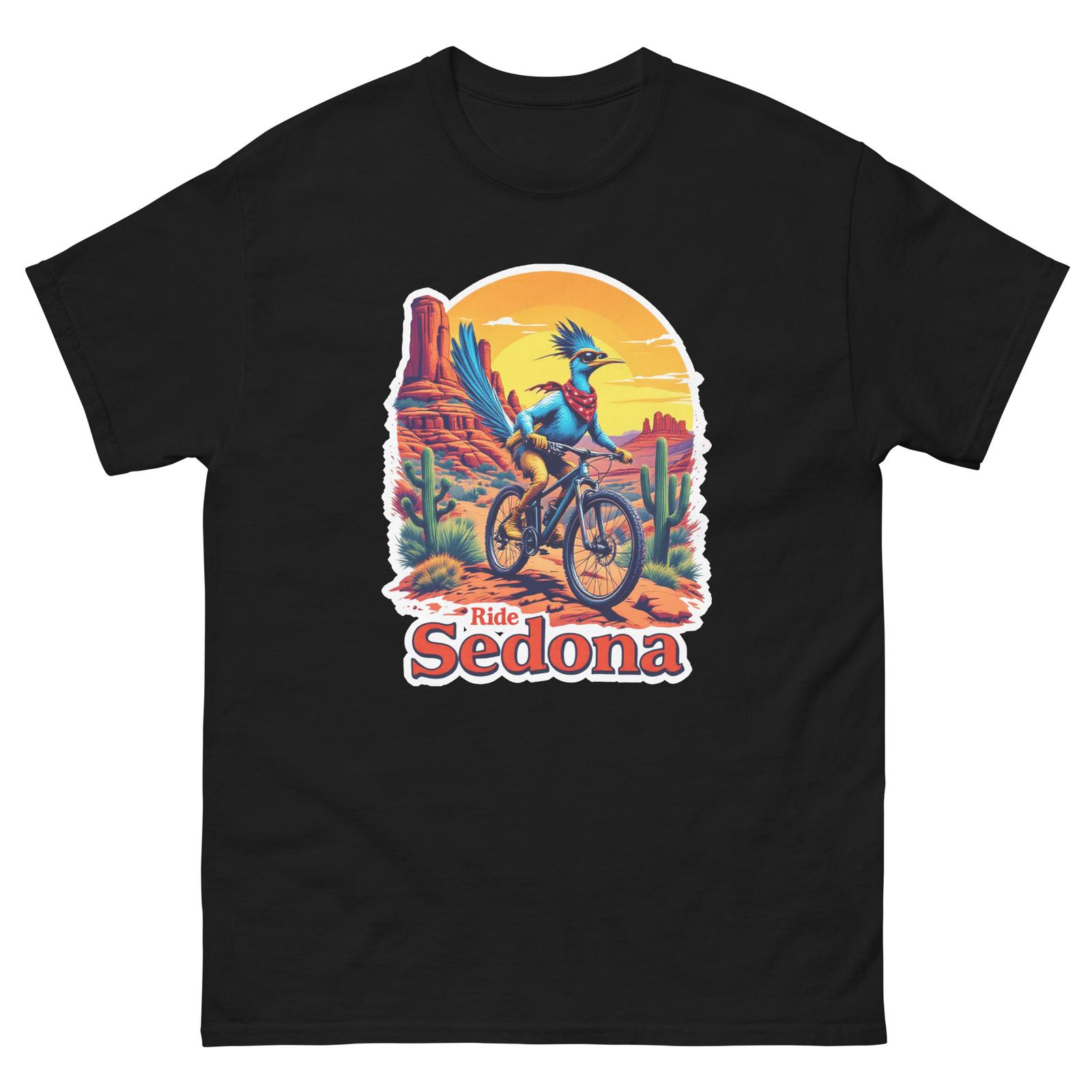 Ride Sedona Road Runner Fun USA Bike Cycling Animal T-Shirt XXXL