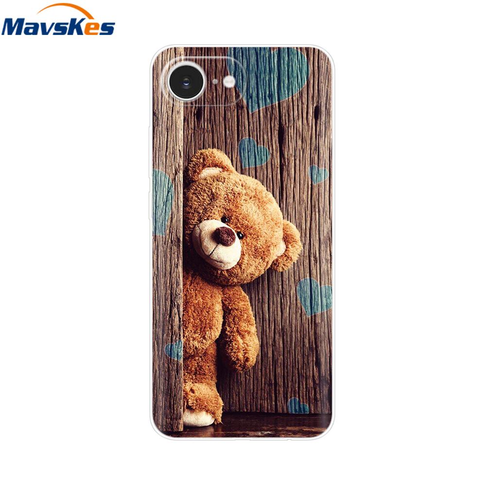 For iPhone 16e Case For Apple iPhone 16e Case Luxury Clear Painted Cover Case For iPhone 16e 16 E Coque Protective Cover Fundas