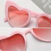 Festive Love Heart Light-Up Sunglasses - Stylish Novelty Glasses Perfect For Christmas & Parties Suitable For Decoration Women