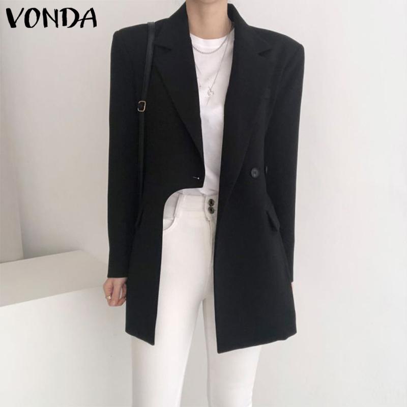 

Осенний женский пиджак VONDA нестандартного дизайна