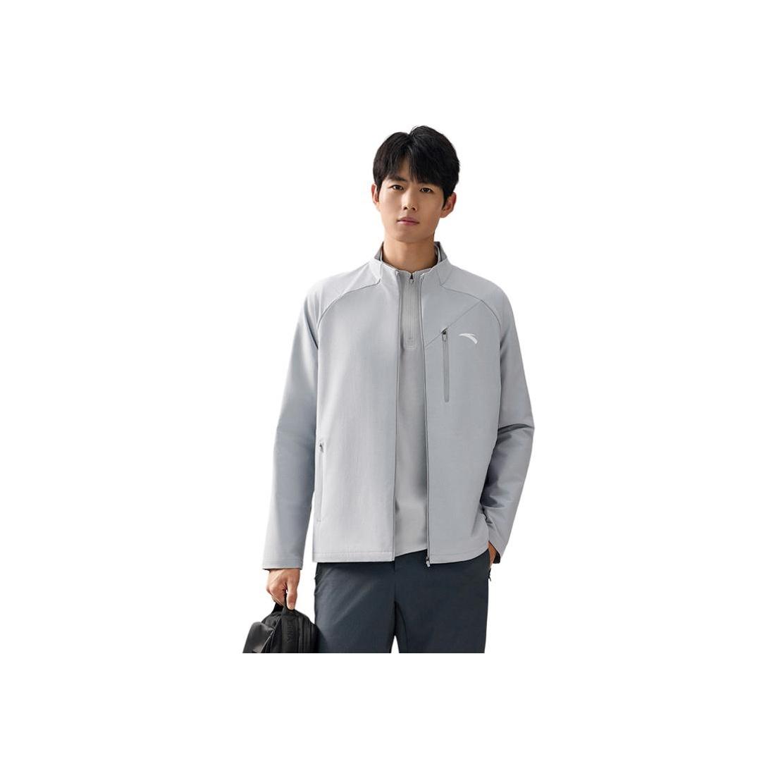 

Anta Тренировочная серия Простая Повседневная Универсальная Модная Спортивная Куртка с Воротником-стойкой Мужская Куртка 952537612-1 S