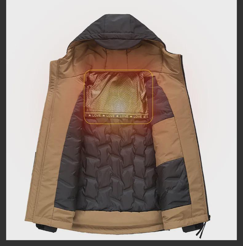 Men's Down Jacket 2023: High-Quality 90% White Duck Down, Short and Trendy, Sizes L-9XL.
