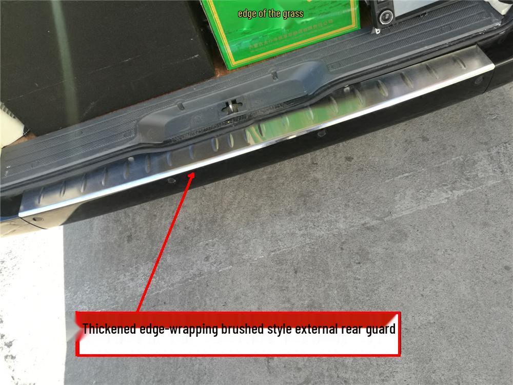Compatible Mercedes Viano (2010-2015) Rear Bumper Protector Trim Tailgate Pedal Trunk Trim
