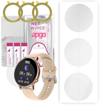 3x Apgo Hydrogel Screen Protector for Smartwatch S33, Hydrogel Film, with Positioning Layer Easy Installation