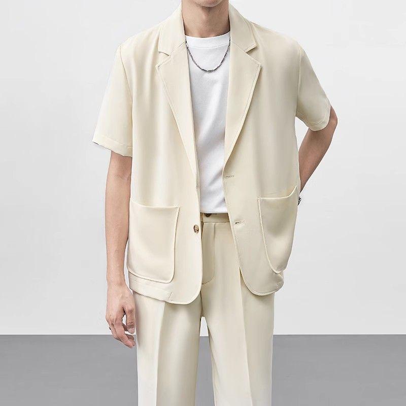 Men's Summer UV Protection Ice Silk Ultra Lightweight Thin Casual Blazer Men Suit Jacket