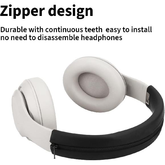 Adhiper Silicone Sweat Headband Cover for Beats Studio Pro & Studio 3 Headphones, Silicone Cover Headphone Cover Accessories for Beats Studio Pro,