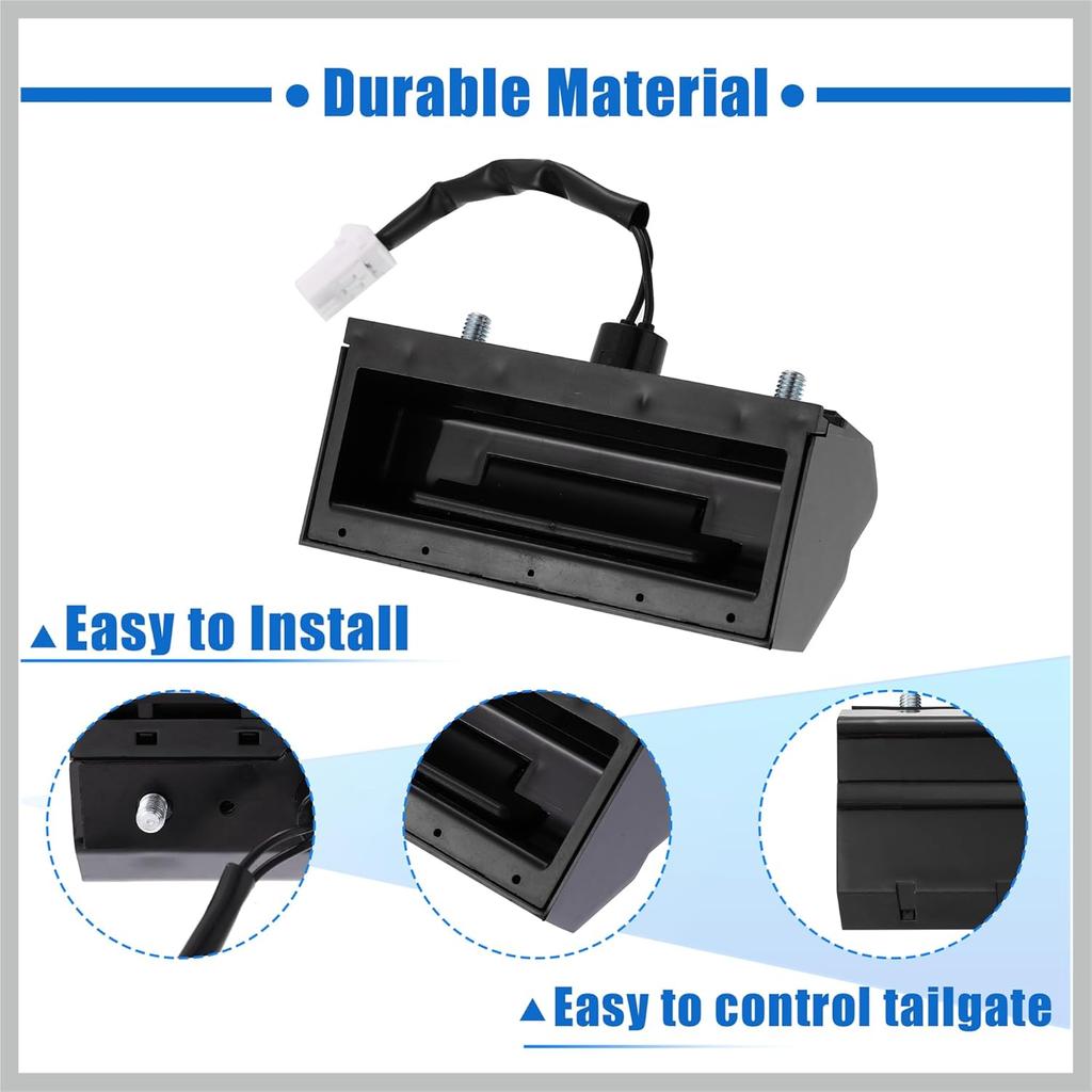 MR599766 Rear Hatch Tail Gate Tailgate Release Handle for Mitsubishi Endeavor 2004 2005 2006 2007 Trunk Rear Hatch Handle Release Switch Replacement