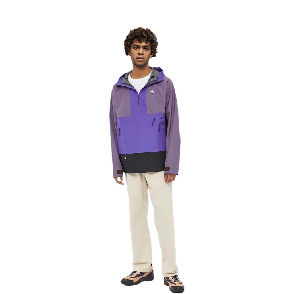 Nike ACG Jackets Men's Purple Hooded Moderate Wind Shell DN3909-579