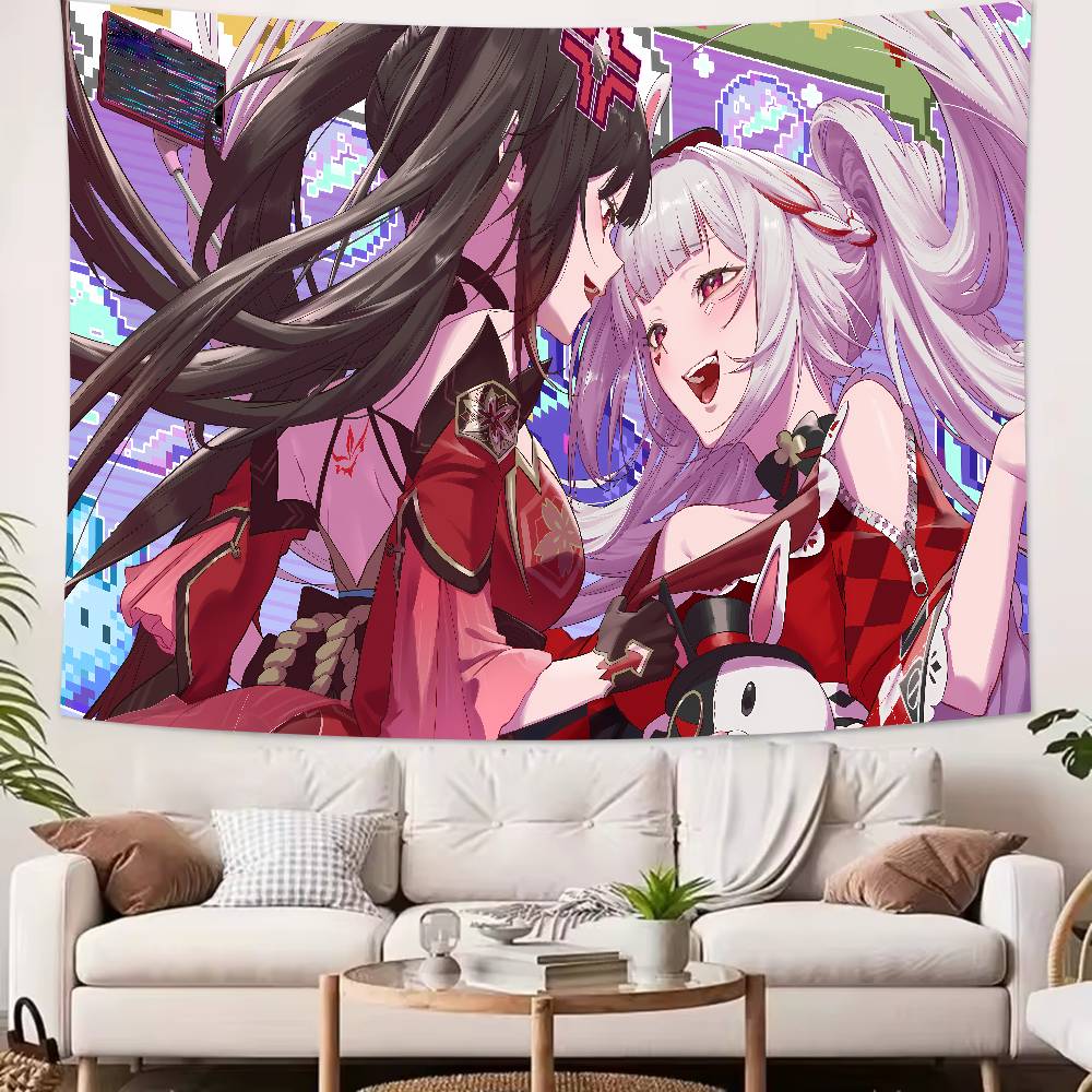 Cute Hot Funny Girl Sparxie Tapestry Decoration Bedroom Dormitory Background Cloth Holiday Home Party Living Room Club Tapestry